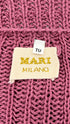 Maglia coste scollo ampio