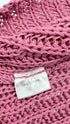 Maglia coste scollo ampio