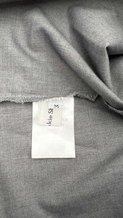 Top girocollo grigio