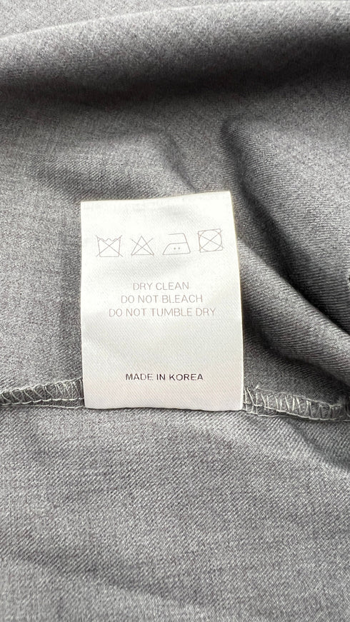 Top girocollo grigio