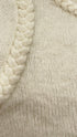 Maglia girocollo con trecce