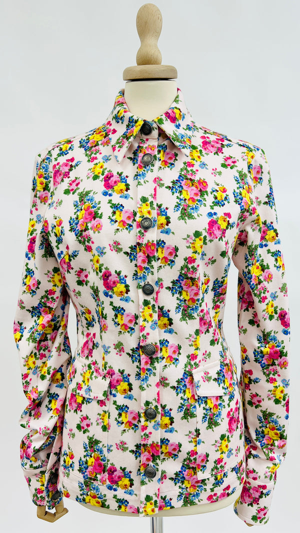 Camicia giacca a fiori