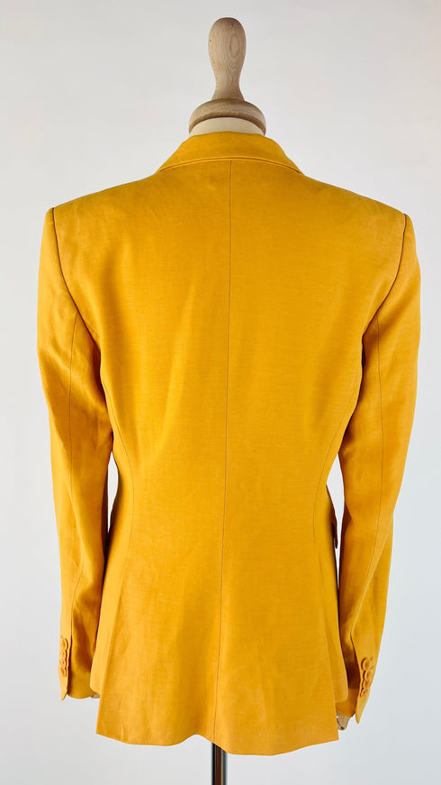 Blazer di lino-cotone