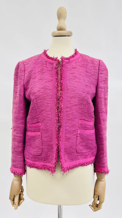Giacca in tweed rosa