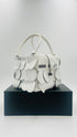 Bauletto "Bubble Cube" bianco