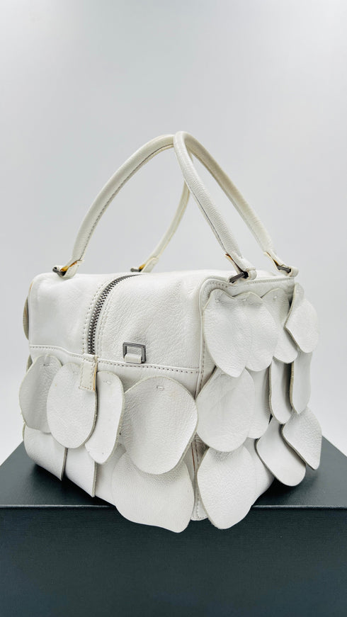 Bauletto "Bubble Cube" bianco