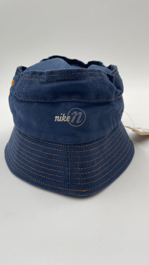 Bucket hat denim blu