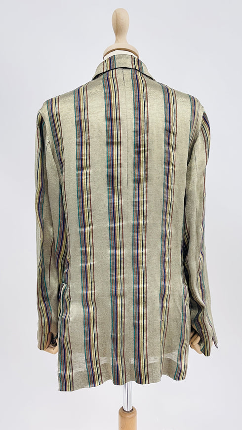 Blazer lurex a righe vintage