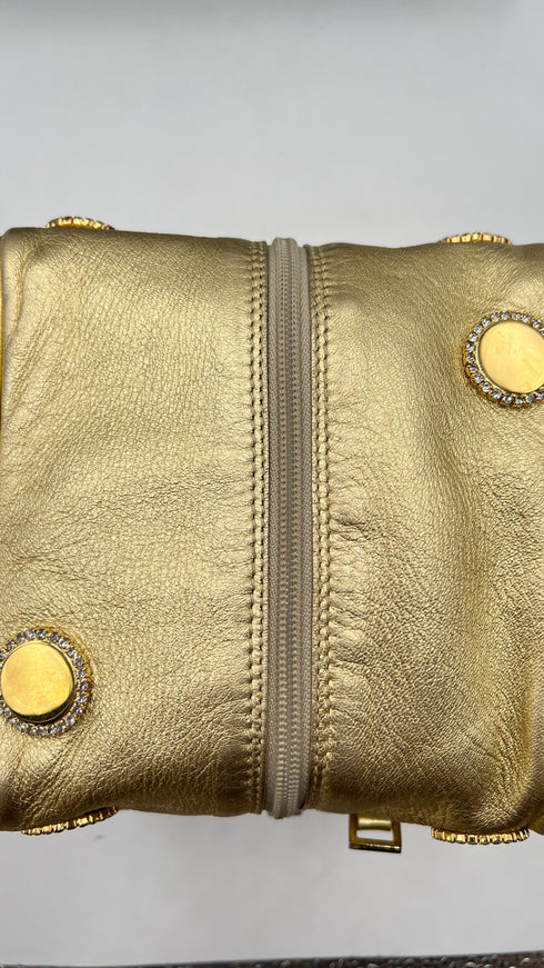 Bauletto "Strasse dice bag" oro