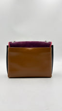 Borsa a spalla con ricami multicolor PAULA CADEMARTORI
