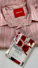 Camicia rosa a righe Diego-GO