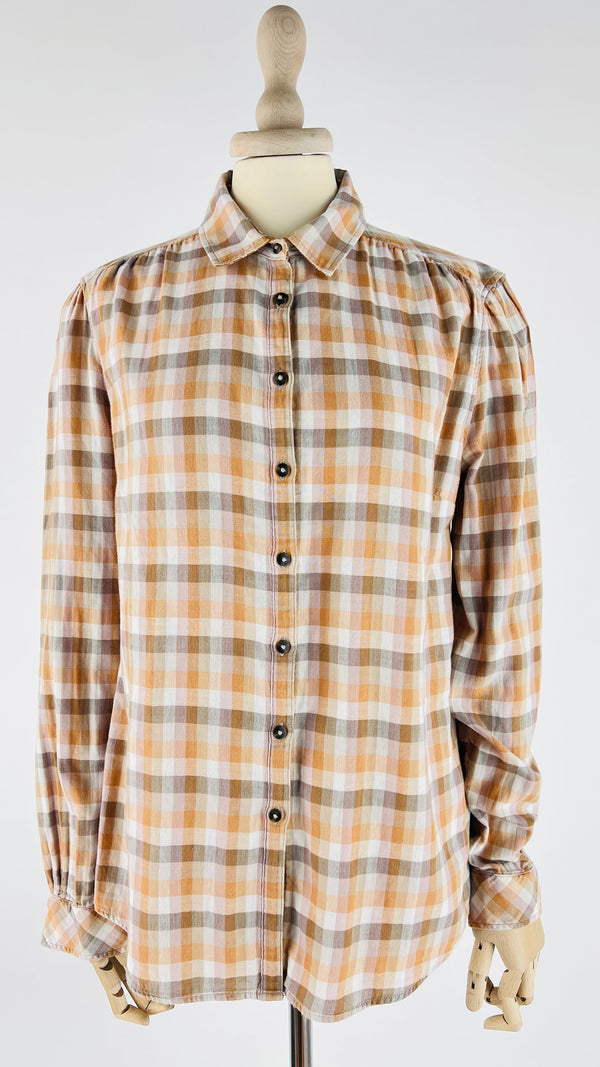 Camicia vichy in cotone