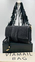 Borsa a tracolla in raffia