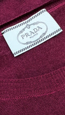Maglione borgogna PRADA