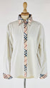 Camicia sfiancata dettagli check