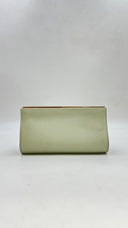Borsa clutch verde menta Valextra