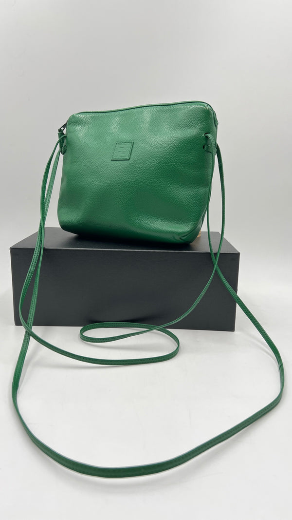 Borsa a spalla verde vintage