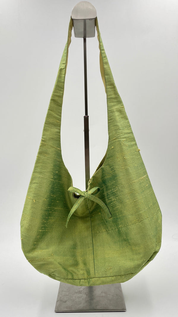 Borsa "hobo" shantung