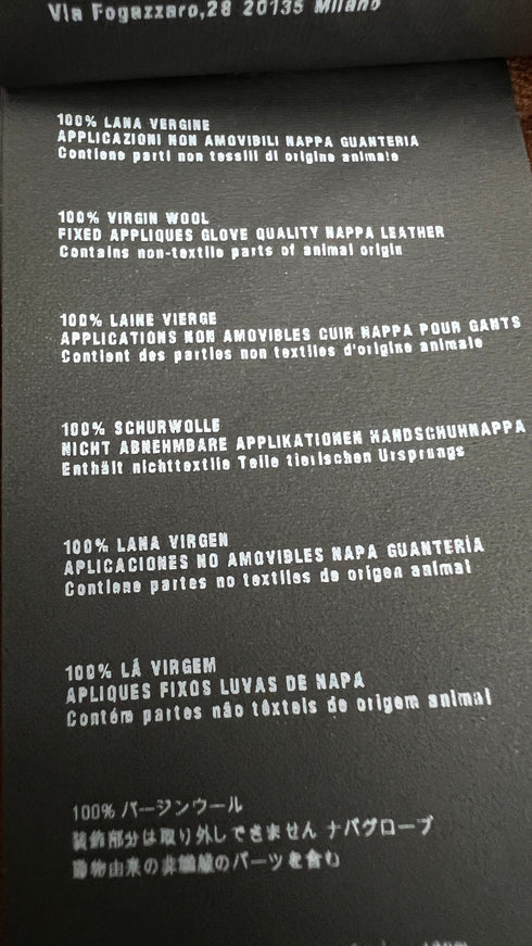 Gonna midi lana inserti argentati