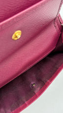 Portafoglio in pelle saffiano PRADA