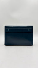Pochette blu notte Valextra