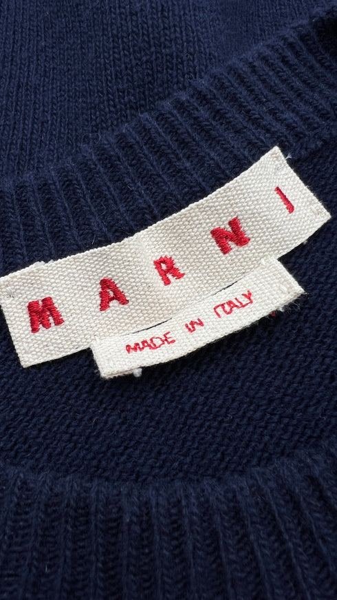 Maglione girocollo a losanghe