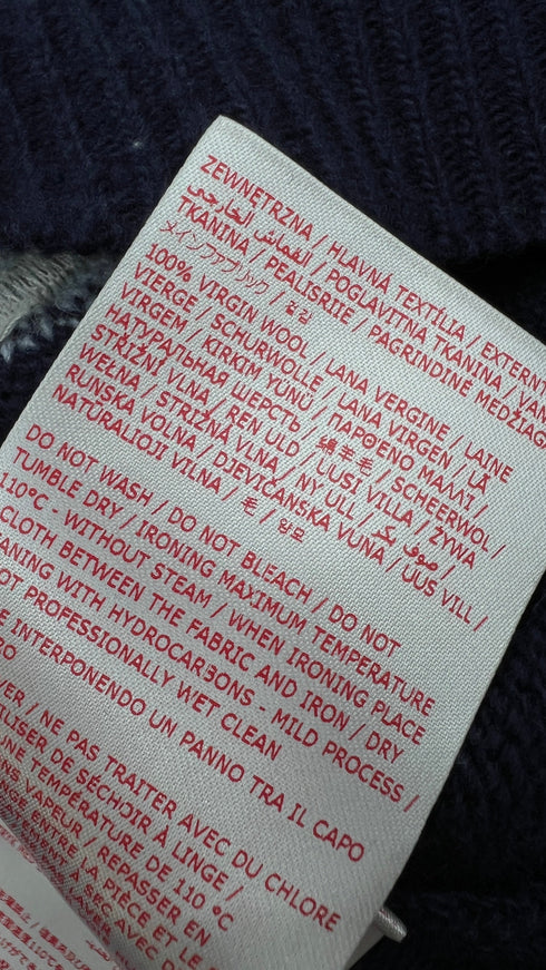 Maglione girocollo a losanghe