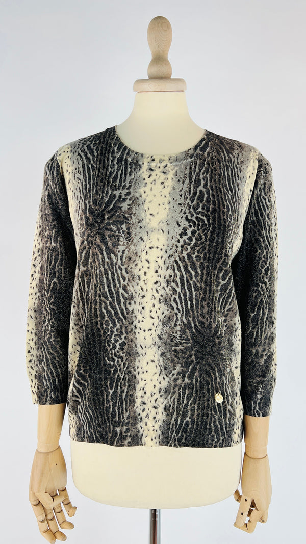 Maglia animalier lurex