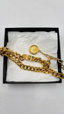 Cintura catena oro logo CHANEL