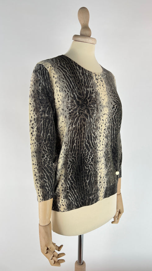 Maglia animalier lurex