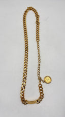 Cintura catena oro logo CHANEL