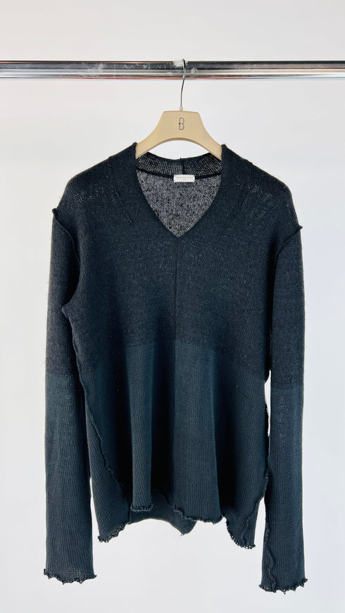Maglione oversize in cotone-mohair