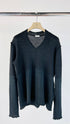 Maglione oversize in cotone-mohair