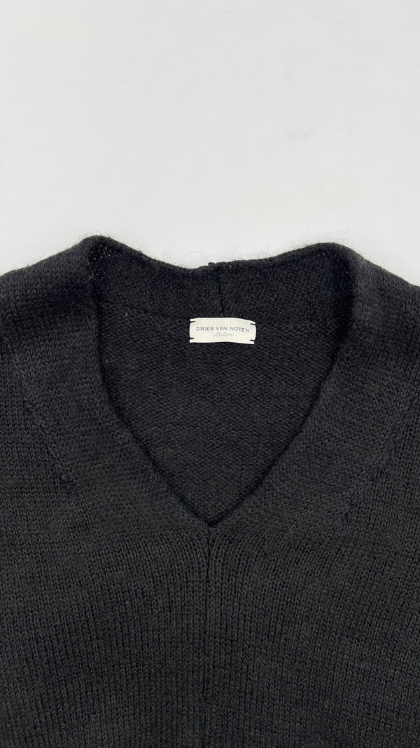 Maglione oversize in cotone-mohair