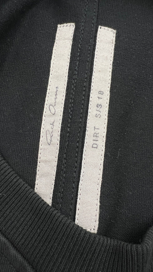 Felpa girocollo cotone nero