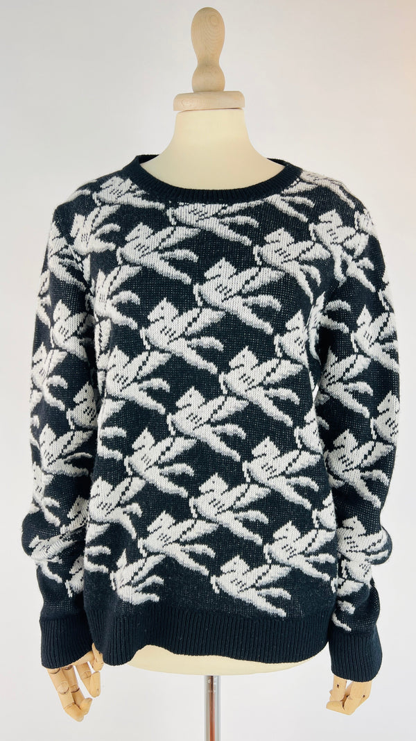 Maglione girocollo logo