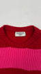 Maglione righe e logo