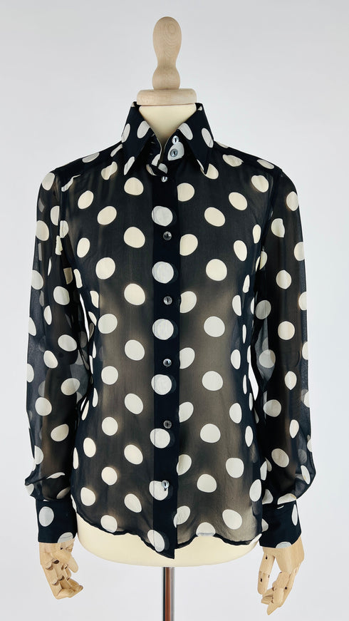 Camicia leggera a pois