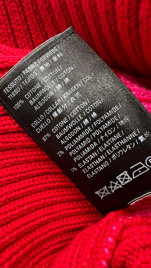 Maglione righe e logo