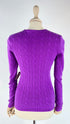 Maglia cashmere a trecce