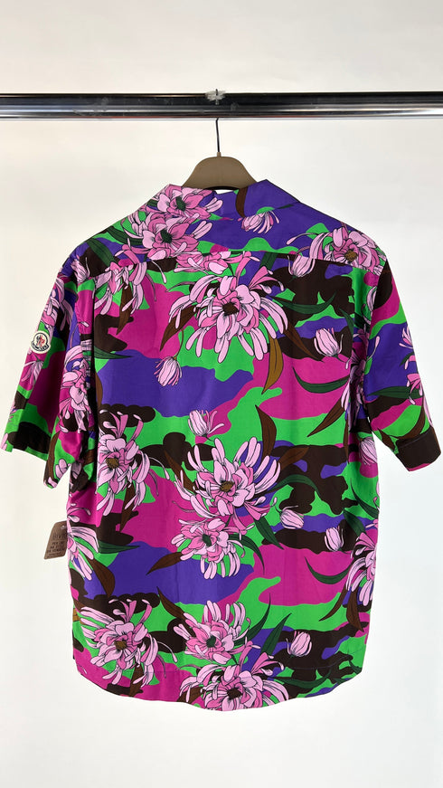 Camicia bowling a fiori