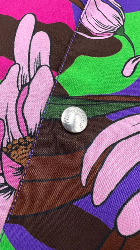 Camicia bowling a fiori