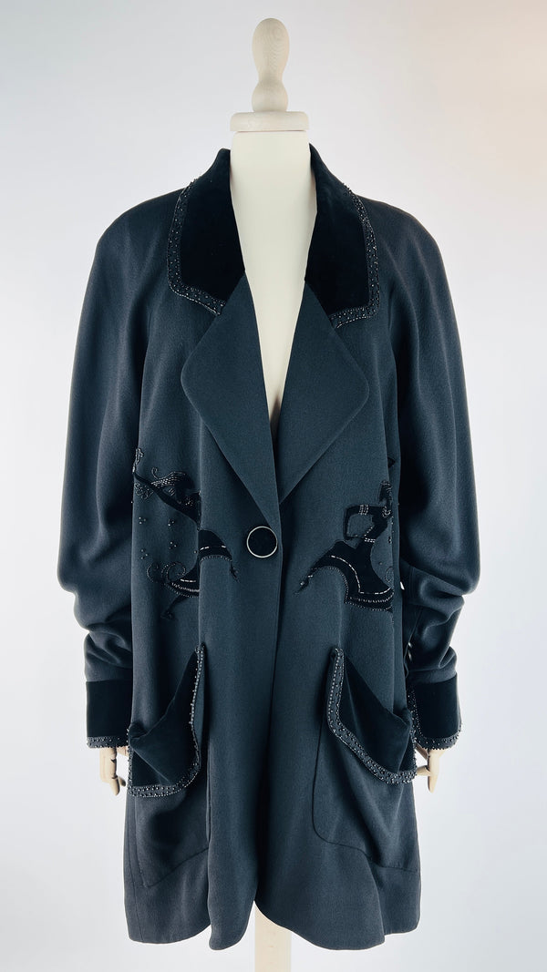 Soprabito con perline vintage