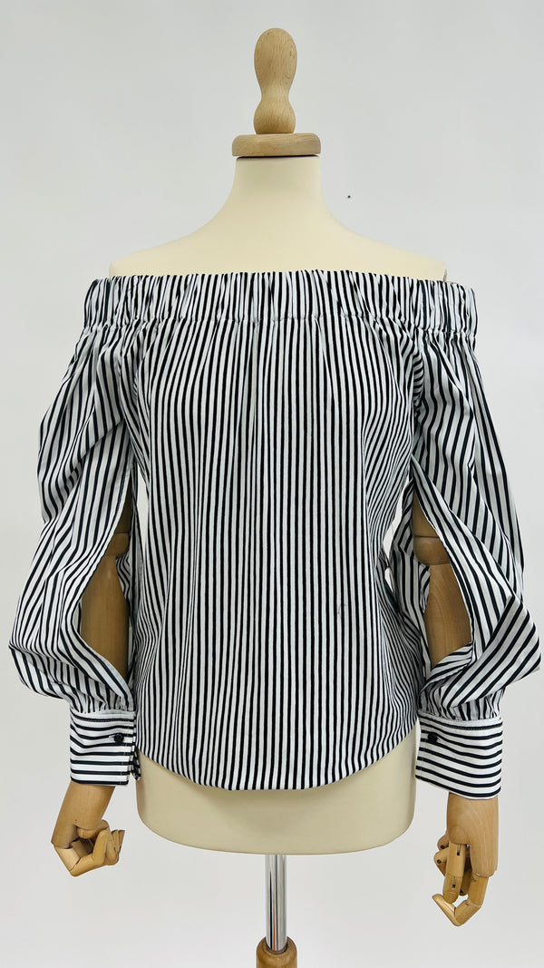 Blusa scollo a barca