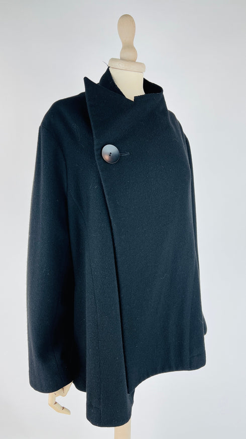 Giacca in panno nero