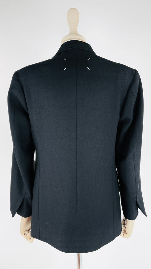 Blazer nero monopetto