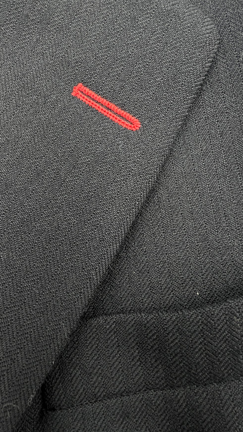 Blazer nero monopetto