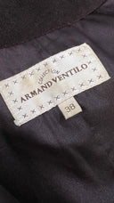 Giacca scamosciata taglio vivo ARMAND VENTILO