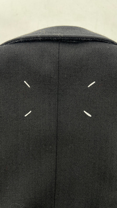 Blazer nero monopetto