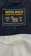 Giacca blu scuro con cintura WOOLRICH